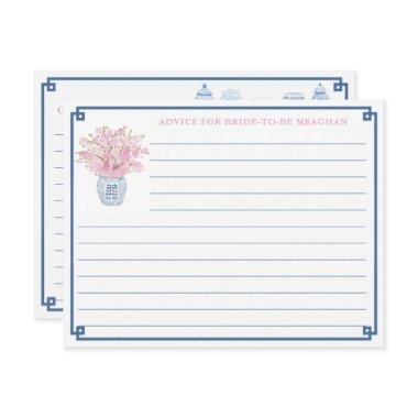 Elegant Pink And Navy Blue Advice For Bride