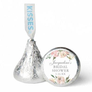 Elegant Pink Floral Personalized  Hershey®'s Kisses®