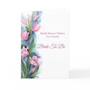 Elegant Pink Tulips Floral