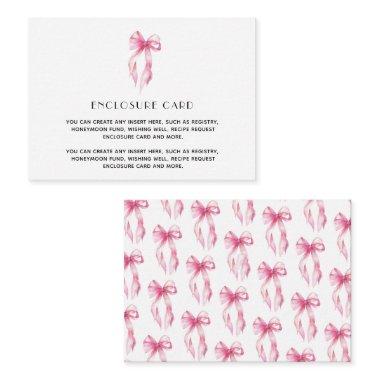 Elegant Pink Tying The Knot  Enclosure