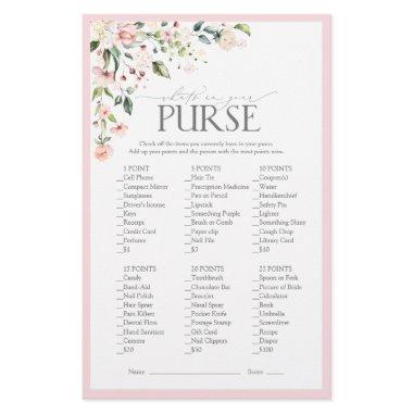 Elegant Pink Watercolor Floral  Game