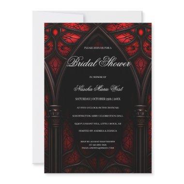 Elegant Red & Black Cathedral Gothic