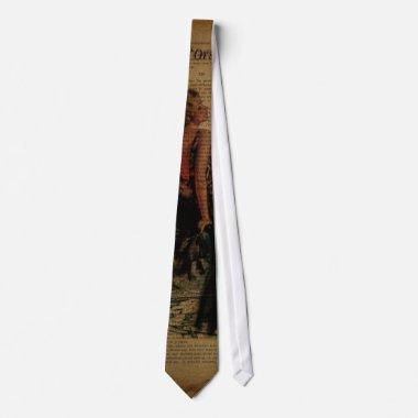 elegant romantic vintage girly paris fashion neck tie