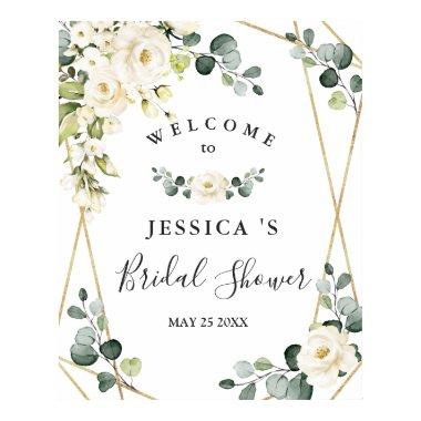 Elegant Rose Eucalyptus  Welcome Sign