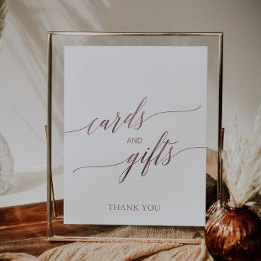 Elegant Rose Gold Calligraphy Invitations and Gifts Sign