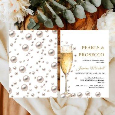 Elegant Rose Gold Pearls & Prosecco