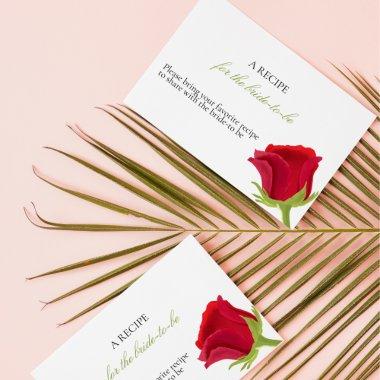 Elegant Rose Recipe for the bride to be Enclosure