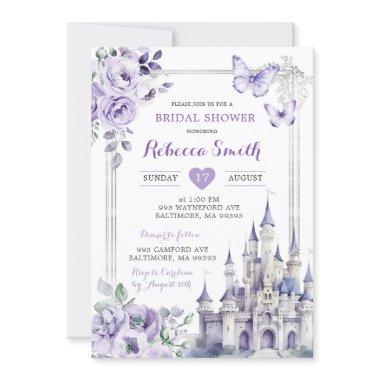 Elegant Royal Castle Silver Purple