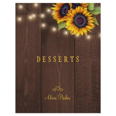 Elegant rustic floral gold script cookbook divider