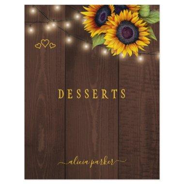 Elegant rustic floral gold script cookbook divider