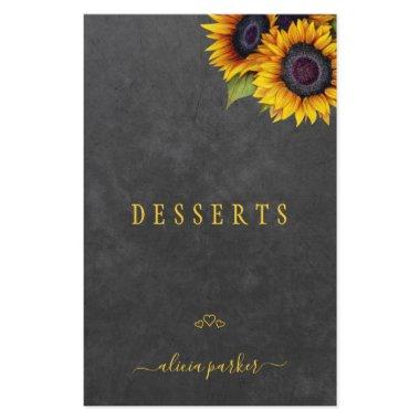 Elegant rustic floral gold script cookbook divider