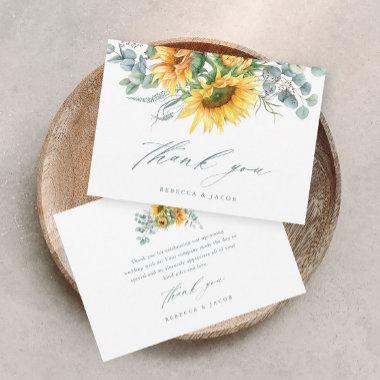 Elegant Rustic Sunflower Bridal Shower Invitations