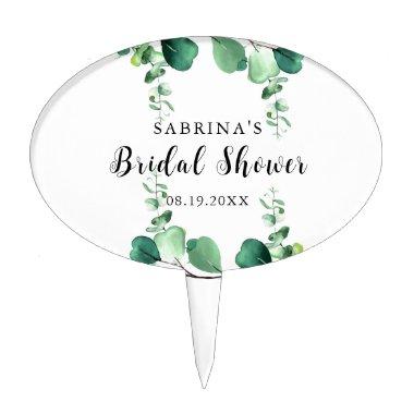 Elegant Sage | Emeral Green   Cake Topper