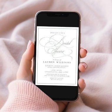 Elegant Sage Green Calligraphy