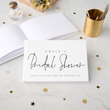 Elegant script Any Color  Guest Book