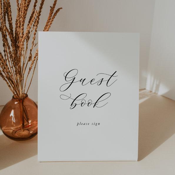 Elegant Script Guest Book Sign