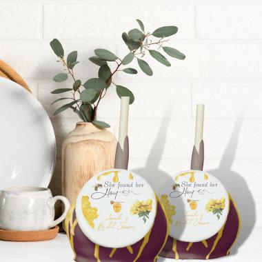 Elegant She Found Her Honey Bee  Cake Pops