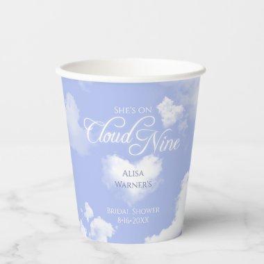 Elegant She's on Cloud Nine  Party Paper Cups
