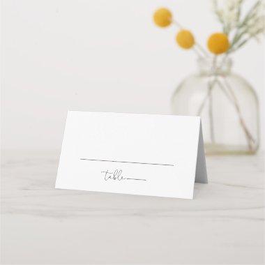 Elegant Simple Calligraphy Wedding Place