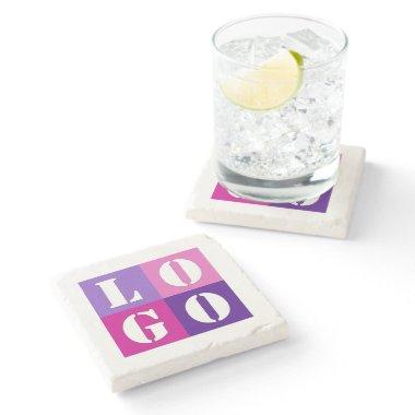 Elegant Simple Personalized Wedding Custom Idea Stone Coaster