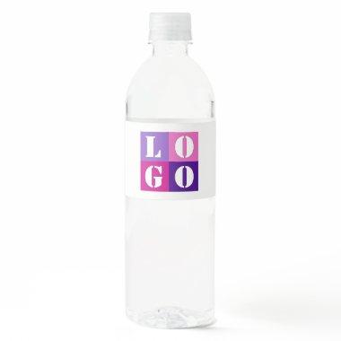 Elegant Simple Personalized Wedding Custom Idea Water Bottle Label