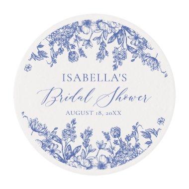 Elegant Something Blue Before I Do  Edible Frosting Rounds