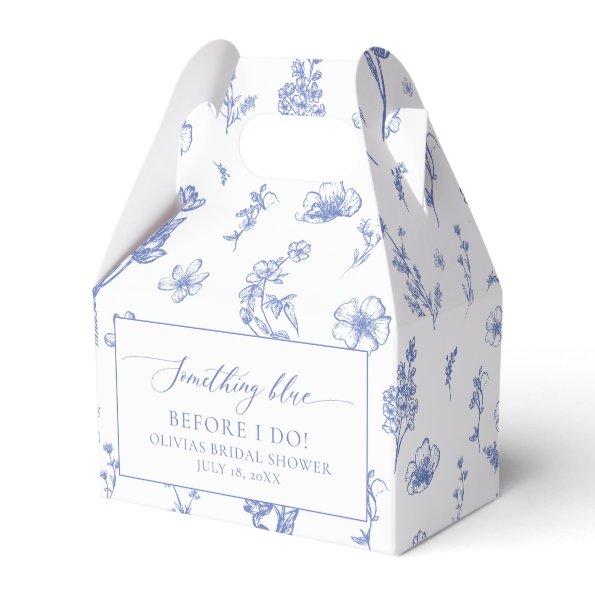 Elegant Something Blue Before I do  Favor Boxes