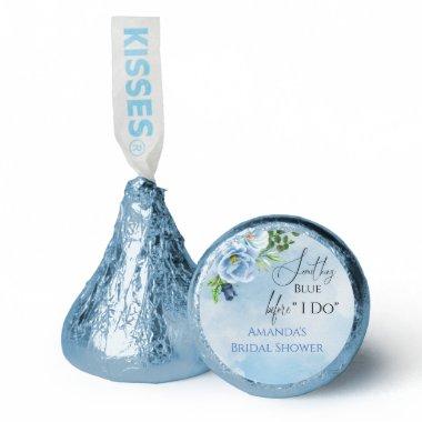 Elegant Something Blue Floral Bridal Shower Hershey®'s Kisses®