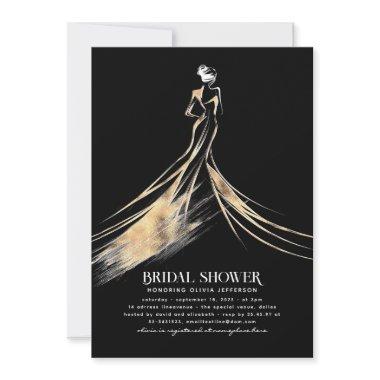 Elegant Sophisticated Black and Gold