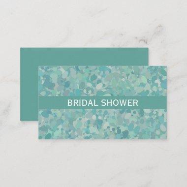 Elegant Stone Dot Bridal Shower Ticket Invitations