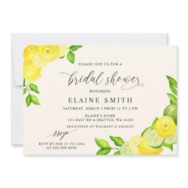 Elegant Summer Lemon Lime Citrus