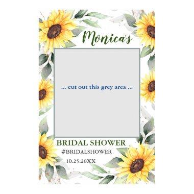 Elegant Sunflowers Boho  Photo Prop Poster