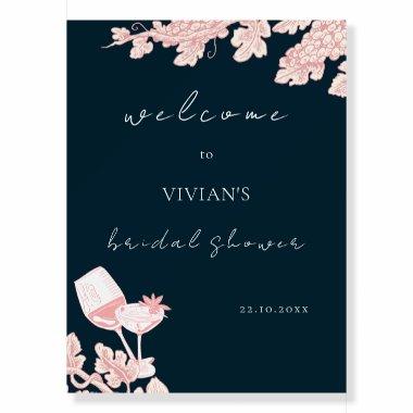 Elegant Tequila Black Pearl  Welcome Foam Board