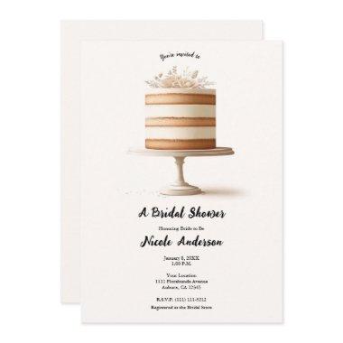 Elegant Tier White Floral Cake