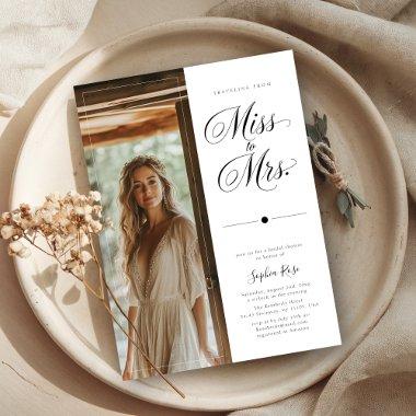 Elegant Traveling From Miss to Mrs.