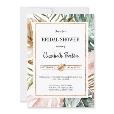 Elegant Tropical Palm Leaves