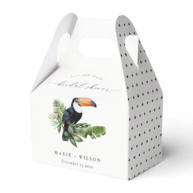 Elegant Tropical Rainforest Toucan  Favor Boxes