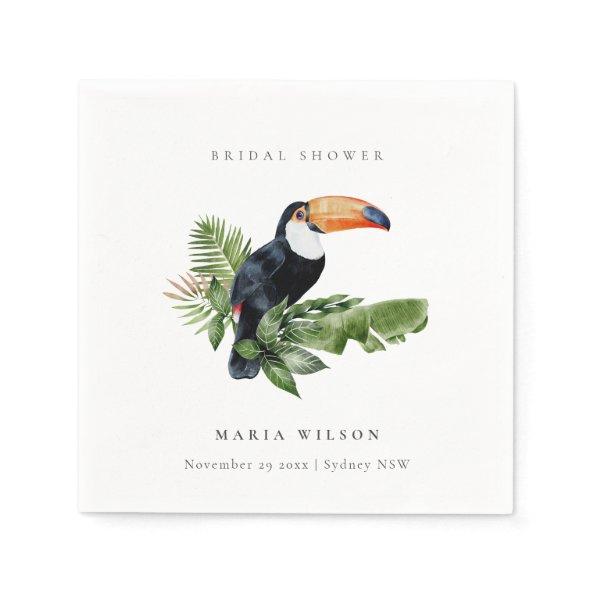 Elegant Tropical Rainforest Toucan  Napkins
