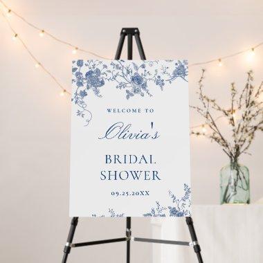 Elegant Victorian Floral WELCOME  Foam Board