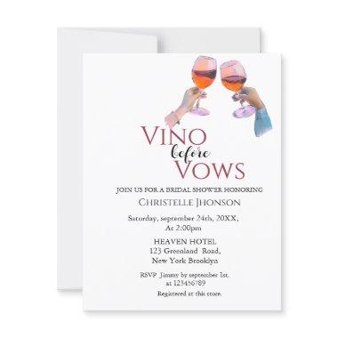 Elegant Vino before vows