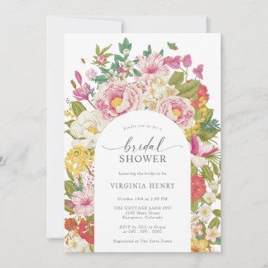 Elegant Vintage Bridal Shower Invitations