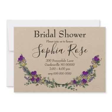 Elegant violet Lavender Eucalyptus