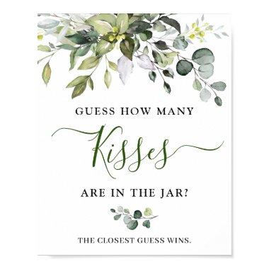 Elegant Watercolor Eucalyptus  Poster