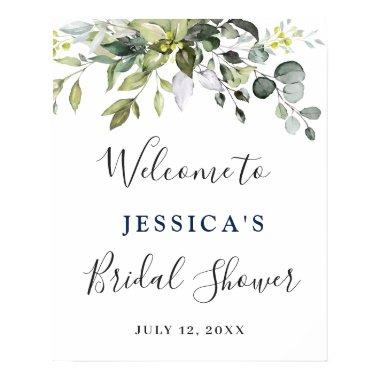 Elegant Watercolor Eucalyptus  Poster
