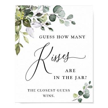 Elegant Watercolor Eucalyptus  Poster