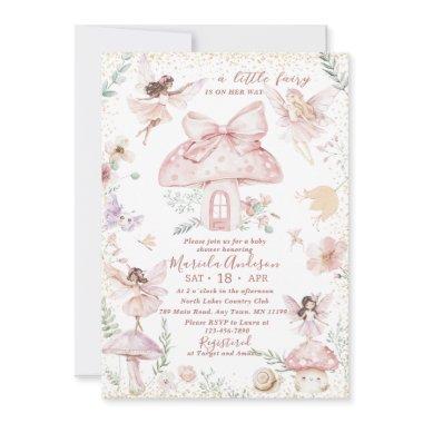 Elegant Watercolor Fairy Wildflower Garden Baby S