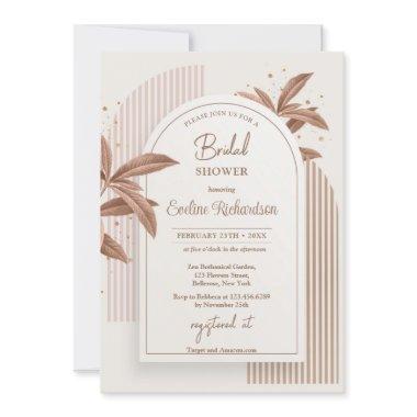 Elegant watercolor fall leaves brown hues neutral