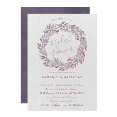 Elegant Watercolor Laurel Wreath