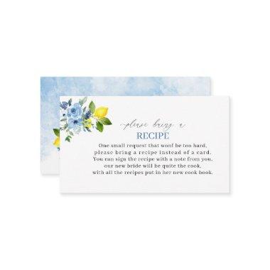 Elegant Watercolor Lemon Main Zqueeze Bridal Showe Enclosure