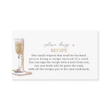 Elegant Watercolor Pearls Prosecco  R Enclosure